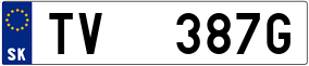 Truck License Plate